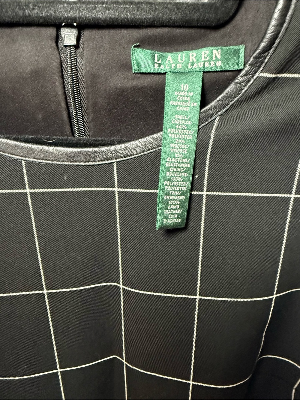 Ralph Lauren Black & White Dress